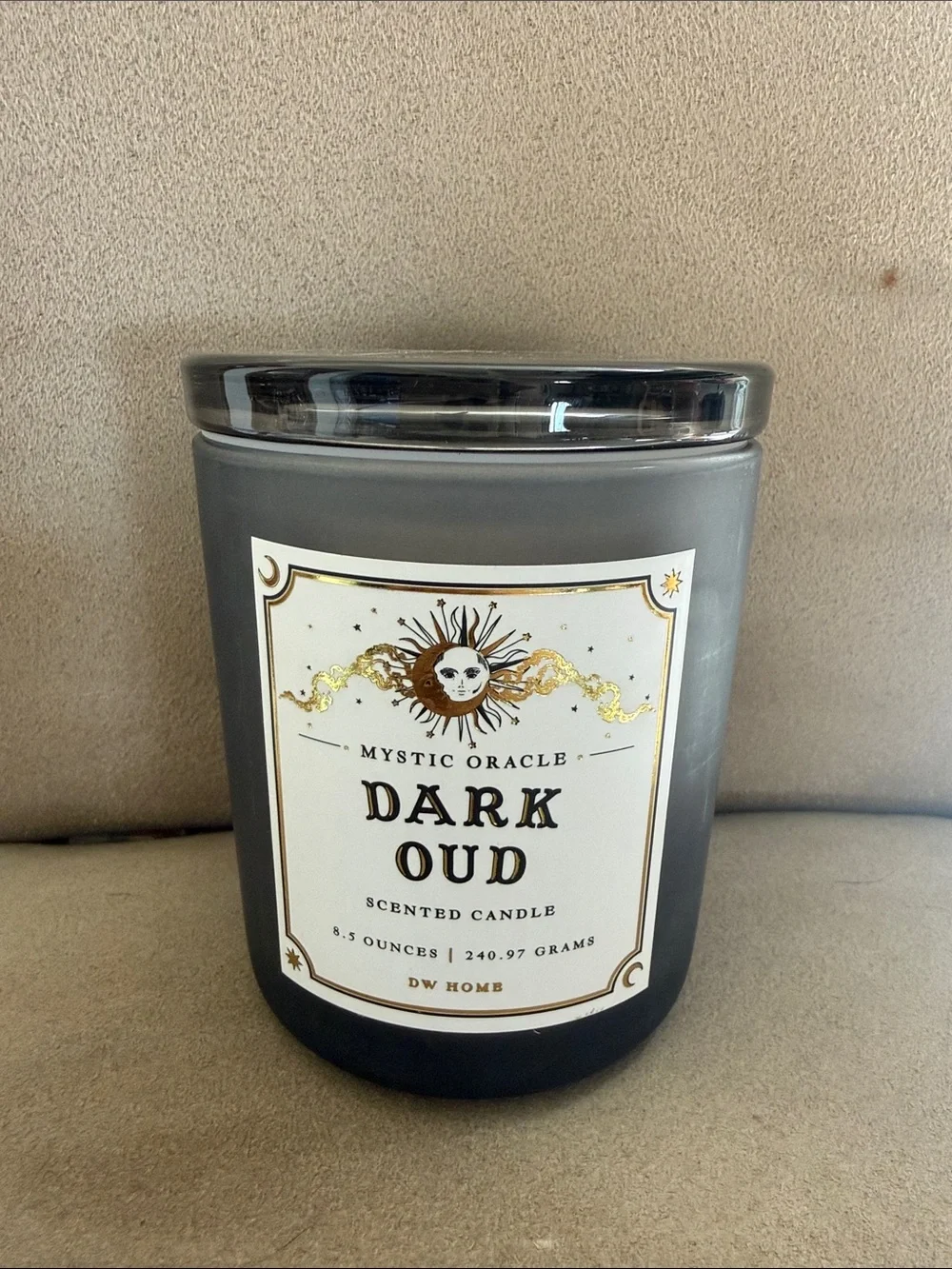 DW Home Mystic Oracle Dark Oud Scented Candle - Gray